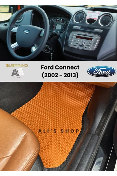 Guerrino FORD CONNECT 2002-2013 ARASI ARACA ÖZEL YENİ NESİL EVA MAT OTO PASPAS HAVUZLU EVA ARABA PASPASI ürün görseli