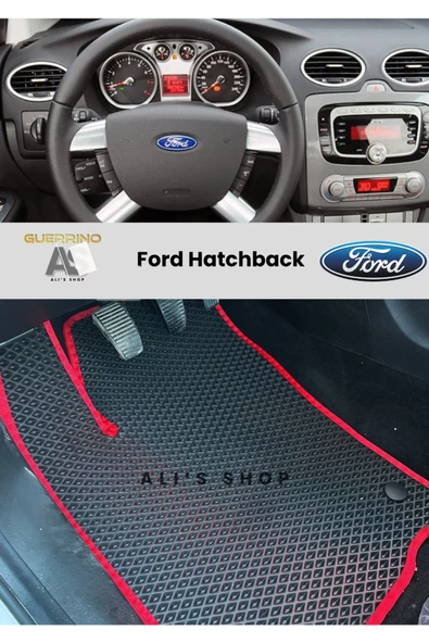 Guerrino Ford Focus Hatchback Araca Özel Yeni Nesil Eva Mat Oto Paspas Havuzlu Eva Mat Paspas Araba Paspası ürün görseli
