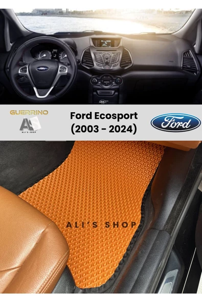 Guerrino FORD ECOSPORT 2003-2024 ARASI ARACA ÖZEL YENİ NESİL EVA MAT OTO PASPAS HAVUZLU EVA ARABA PASPASI ürün görseli