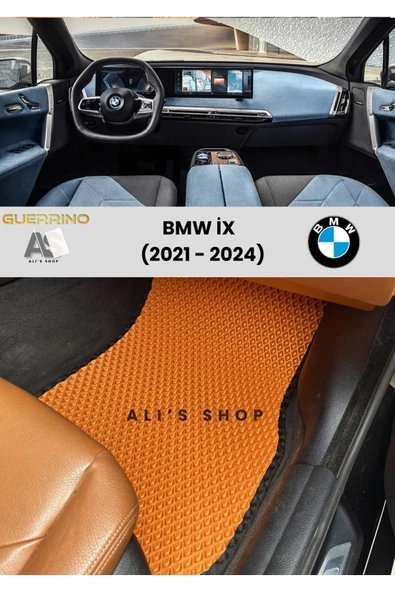 Guerrino BMW-İX 2021-2024 ARASI ARACA ÖZEL YENİ NESİL EVA MAT OTO PASPAS HAVUZLU ARABA PASPASI