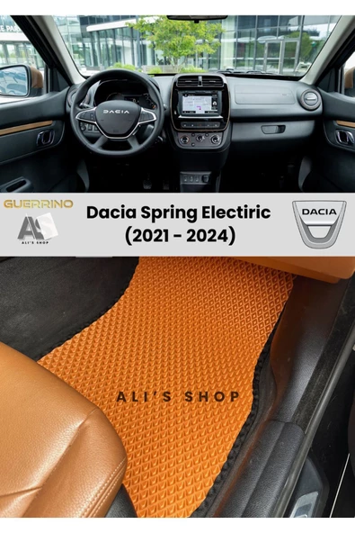 Guerrino DACİA-SPRING ELECTRIC 2021-2024 ARASI ARACA ÖZEL YENİ NESİL EVA MAT OTO PASPAS HAVUZLU PASPAS ürün görseli