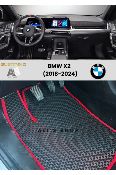 Guerrino BMW-X2 2018-2024 ARASI ARACA ÖZEL YENİ NESİL EVA MAT OTO PASPAS HAVUZLU PASPAS ürün görseli