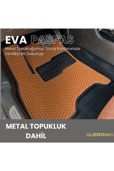 Guerrino HYUNDAİ ELENTRA 2016-2024 ARASI ARACA ÖZEL YENİ NESİL EVA MAT OTO PASPAS HAVUZLU EVA ARABA PASPASI