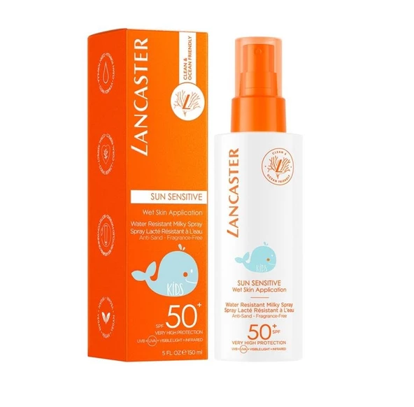 Lancaster Sun Sensitive Kids Milky Spray Spf 50+ 150 Ml - 2