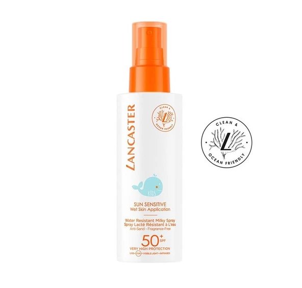 Lancaster Sun Sensitive Kids Milky Spray Spf 50+ 150 Ml