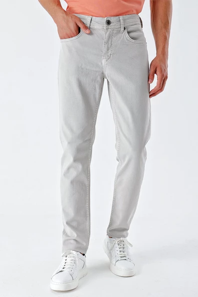 Taş Rengi Pamuklu 5 Cep Casual Slim Fit 5 Cep Pantolon 1003235318