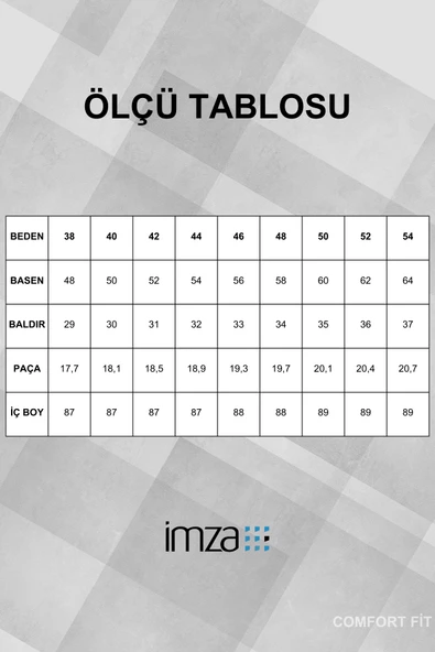 Siyah Esnek Yandan Cepli Comfort Fit Classic Pantolon 1003240005 - Resim 7