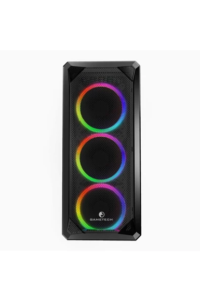 GAMETECH Legend X Pro Mesh 4x120mm Rainbow Fanlı Pro Gaming Oyuncu Kasası - 6