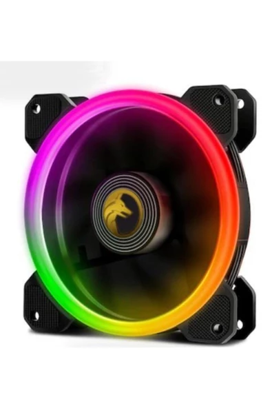 OEM Gametech 8r Plus 4lü Paket 7renk 1200rpm Sessiz 12cm Led Fan