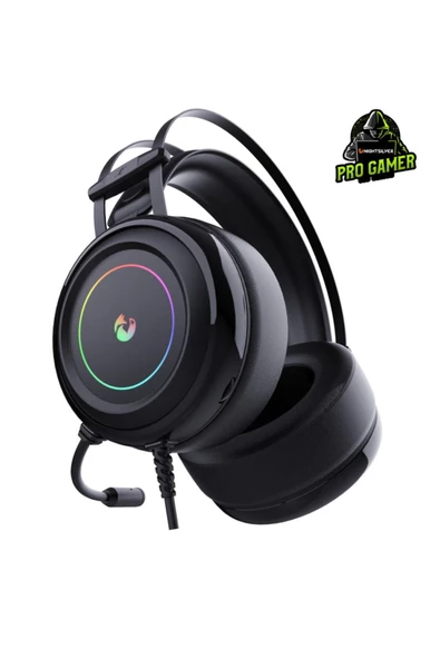 NIGHTSILVER Sage Ultimate Profesyonel 7.1 Rgb Gaming Oyuncu Kulaklığı - 6
