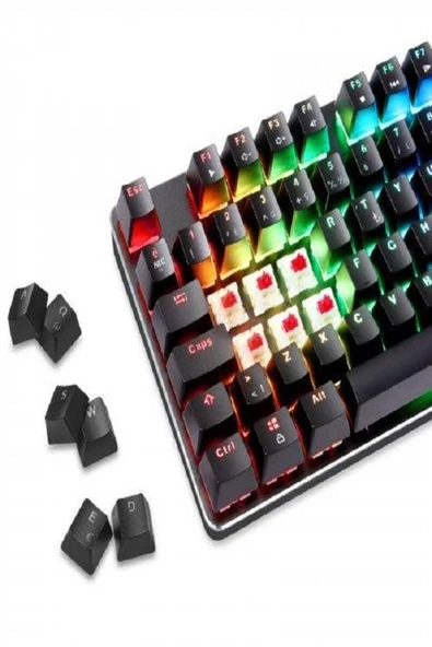 GamePower Ogre Rgb Red Switch Usb Mekanik Gaming Klavye - 5