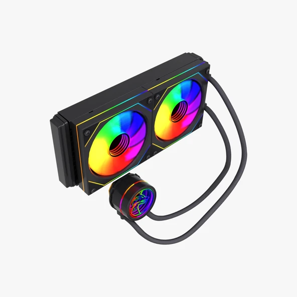 GAMETECH Hydra 240mm ARGB Style Amd Intel Uyumlu Işlemci Sıvı Soğutma Sistemi (lga 1700 Pin Kit Hediyeli) - 2