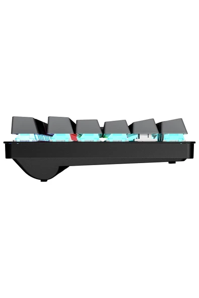 GamePower Eva 5 60m Mekanik Blue Switch Türkçe Q 88 Tuş Usb Gaming Klavye - 3 Yıl Garantili - 5