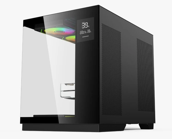 GAMETECH  Grand 7 Adet A-rgb Fanlı Isı Dereceli Akvaryum Oyuncu Kasası - 4