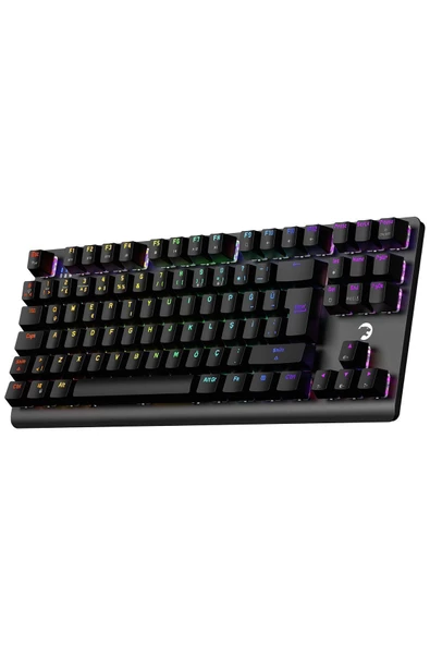 GamePower Eva 7 60m Mekanik Kablolu, 2.4ghz, Bluetooth 3 Mod Blue Switch Türkçe Q Usb Rgb Klavye - 2