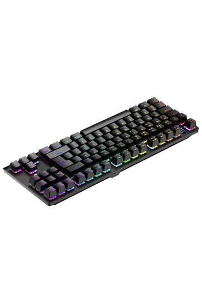 GamePower Eva 7 60M 2.4Ghz, Bluetooth Red Switch Türkçe Q 88 Tuş Mekanik RGB Gaming Klavye - 3 Yıl Garantili - 5
