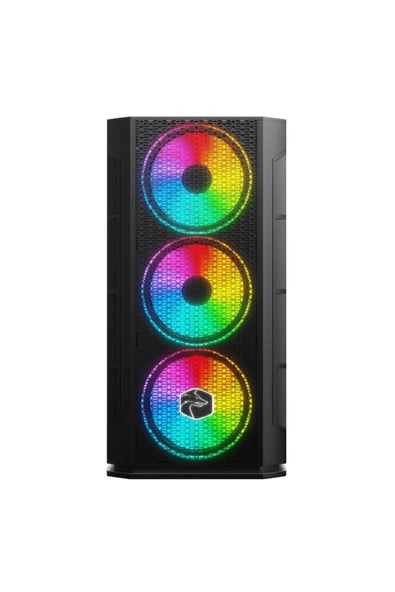 Archon GAMETECH XCOOLER 500W 80+ BRONZE 4X120mm FANLI M.ATX GAMING OYUNCU BİLGİSAYAR KASASI - 2