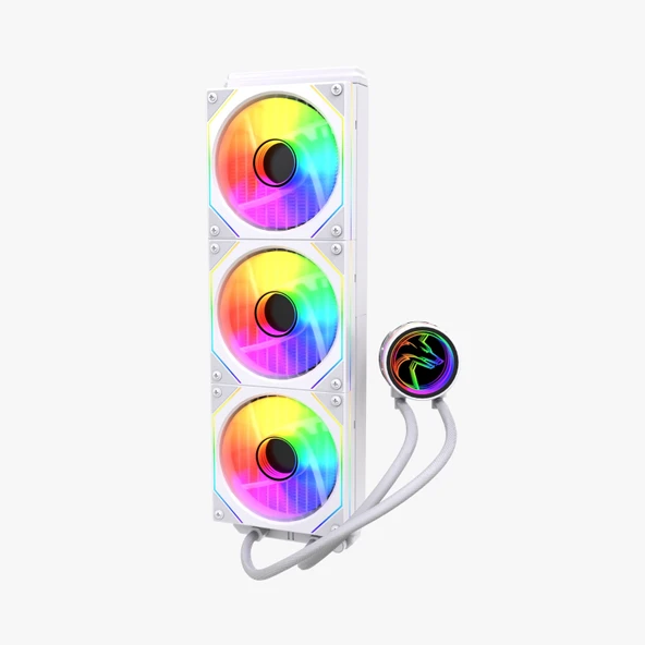 Archon HYDRA 360mm A-RGB Fanlı Cpu Soğutucu Sıvı Soğutma Sistemi İşlemci Fanı Beyaz - 2