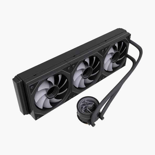 Archon HYDRA 360mm A-RGB Fanlı Cpu Soğutucu Sıvı Soğutma Sistemi İşlemci Fanı Siyah - 4