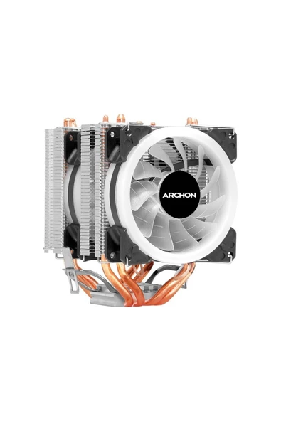 Archon FREEZER X99 2 Fanlı 4 Bakır Borulu INTEL/AMD Kule Tipi İşlemci Fanı Cpu Soğutucu - 2