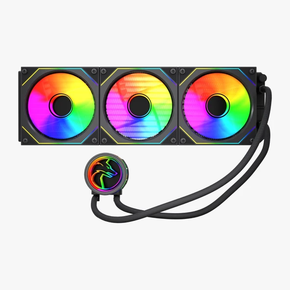 Archon HYDRA 360mm A-RGB Fanlı Cpu Soğutucu Sıvı Soğutma Sistemi İşlemci Fanı Siyah