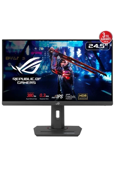 Asus ROG Strix XG259QNS 24.5" 0.3 ms Full HD Pivot IPS 380 Hz Oyuncu Monitörü