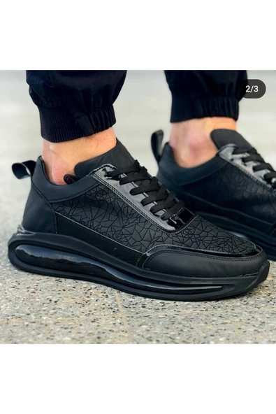 Luizpauloshoes LUİZ PAULO 1074/1 CAM KIRIĞI MODEL HAKİKİ DERİ ERKEK SNEAKERS - 3