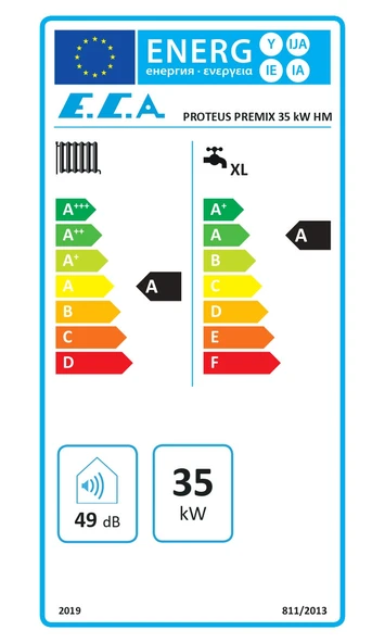 E.C.A. Proteus Premix 35 kW Hermetik Yoğuşmalı Kombi - Resim 2