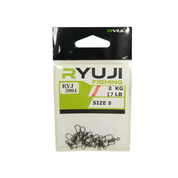 Ryuji RYJ 3004 Klipsli Fırdöndü (10 Adet)  Standart NO 1 - 2