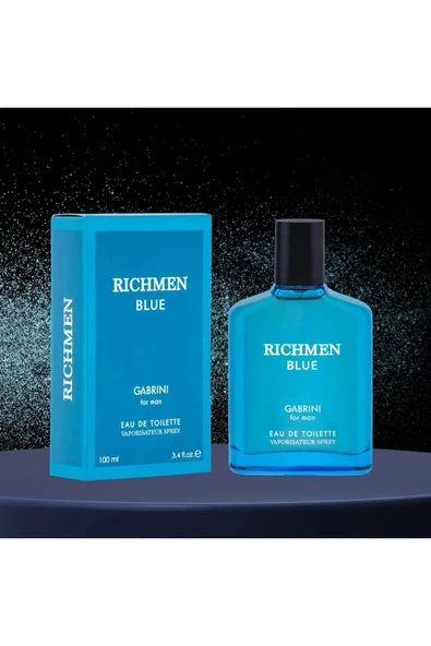 Gabrini Richmen Blue Edt 100 ml Erkek Parfüm