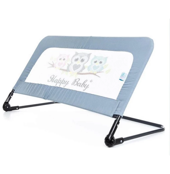 Chubby Baby Kuş Desenli Yatak Bariyeri - Açık Mavi - 2