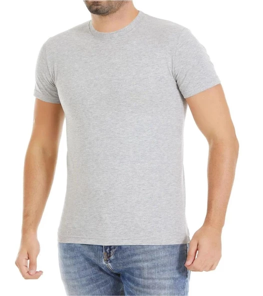 YILDIZ 55 ERKEK RİBANA KISA KOL DOKTOR YAKA ATLET FANİLA 10 ADET  S GRi - Resim 2