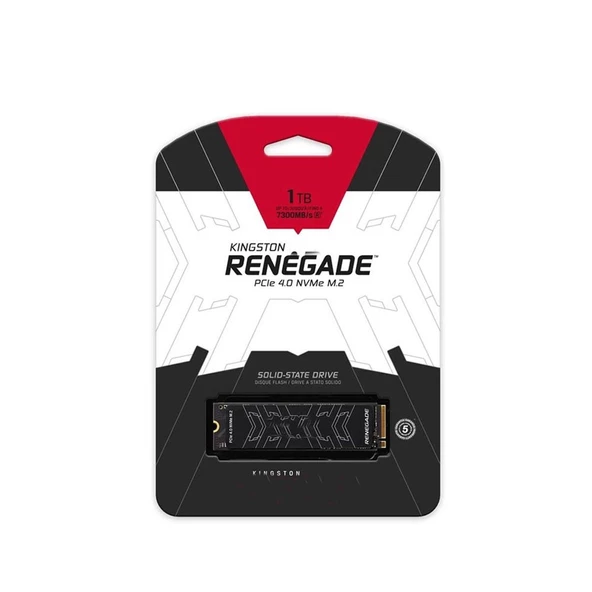 Kingston 1TB Renegade Okuma Hızı 7300MB / Yazma Hızı 6000MB SRNGS/1000G NVMe M.2 SSD