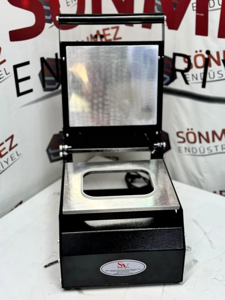 Sönmez Vakum NP-18 Döner Tabağı Kapatma Makinesi Karton Tabak Yapıştırma Makinası - Resim 2
