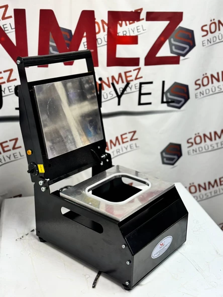 Sönmez Vakum NP-18 Döner Tabağı Kapatma Makinesi Karton Tabak Yapıştırma Makinası - Resim 3