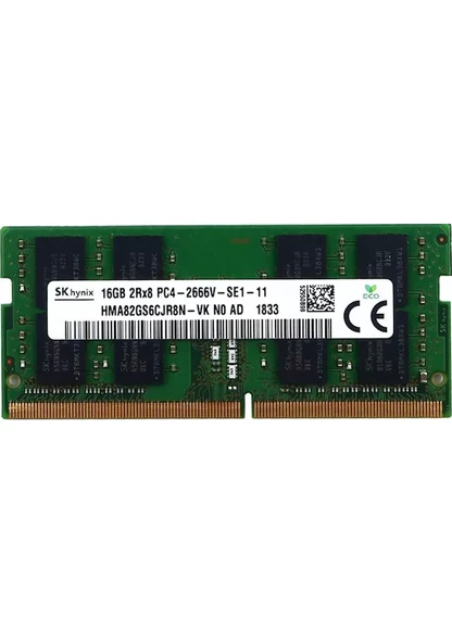 SK Hynix HMA82GS6CJR8N-VK 16 GB PC4-21300 DDR4 2666 MHz CL19 Laptop Ram
