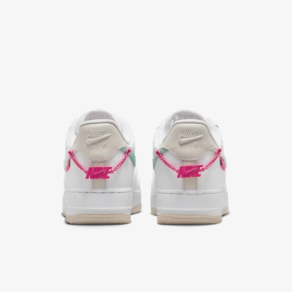NIKE AIR FORCE 1 07 LX PINK BLING - Resim 6
