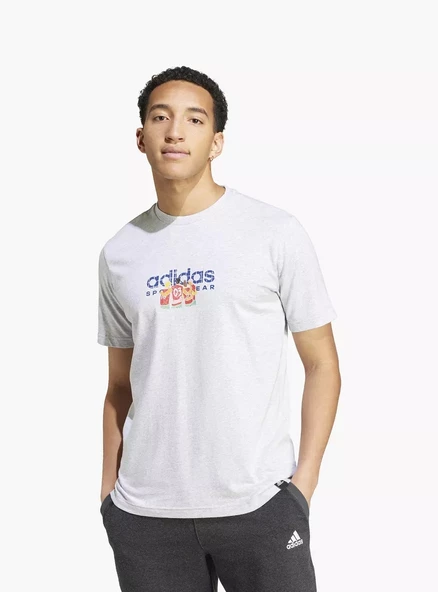 adidas Men's Codes Linear Graphic T-Shirt | OE