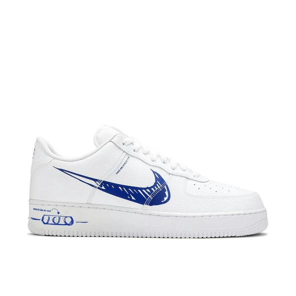 NIKE AIR FORCE 1 LOW SKETCH WHITE BLUE