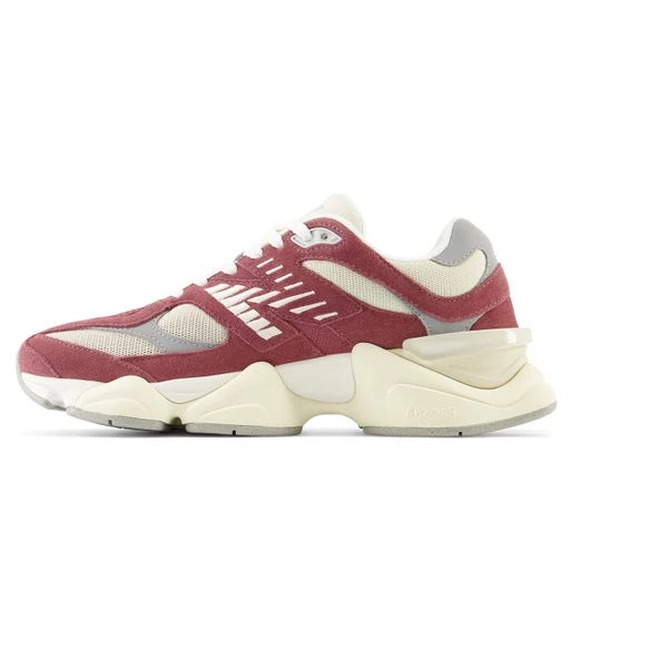 NEW BALANCE 9060 WASHED BURGUNDY - Resim 3
