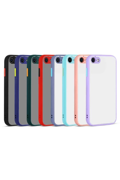 iPhone SE 2020 Uyumlu Zore Hux Kılıf-Pembe - 2