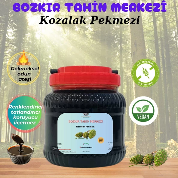 Bozkır Tahin Merkezi Çam Kozalağı Köy Pekmezi 950 gr (Doğal&katkısız)