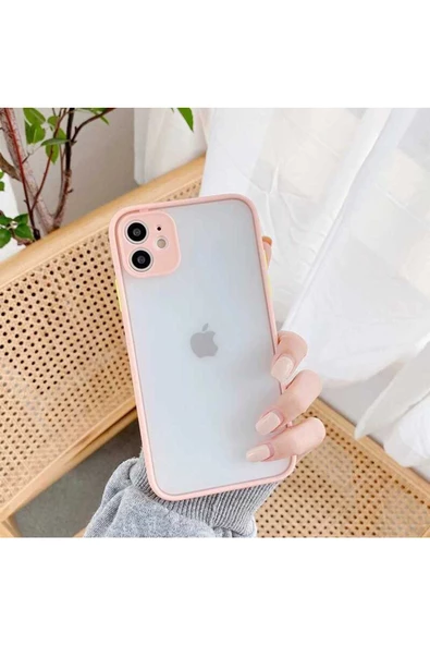 iPhone SE 2020 Uyumlu Zore Hux Kılıf-Pembe - 3