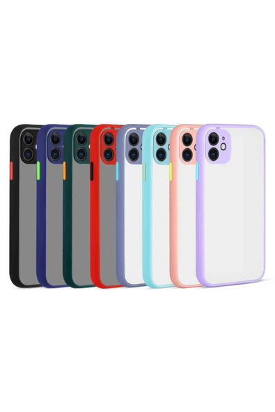 iPhone 11 Uyumlu Zore Hux Kılıf-Lila - 2