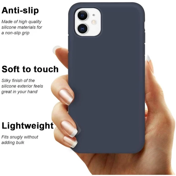 Samsung Galaxy M11 Kılıf Liquid İçi Kadife Lansman Velvet Silikon - 6