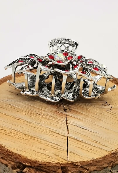 Döküm Metal Renkli Taşlı Lüks Toka ürün görseli 1