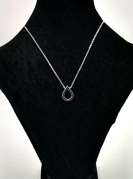 Gümüş Renk Zincirli Figürlü Karamaz Lüks Kolye ürün görseli 1