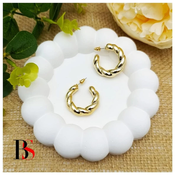 Çelik Halka Kadın Küpe