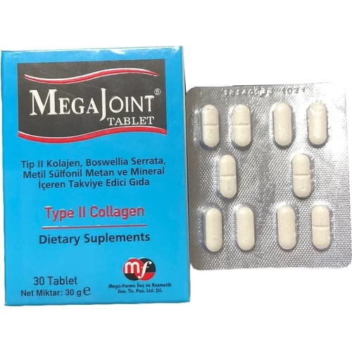 Mega Farma MegaJoint Tip II Kolajen 30 Tablet