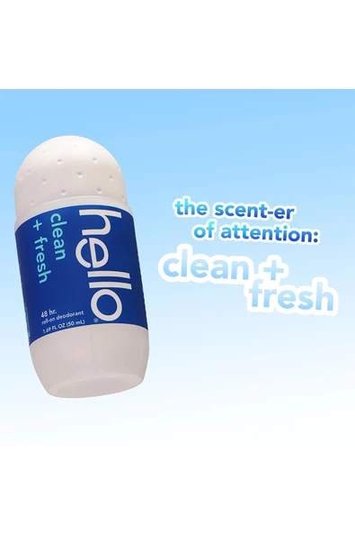 Hello Clean + Fresh Roll-On Deodorant 50ML - 5